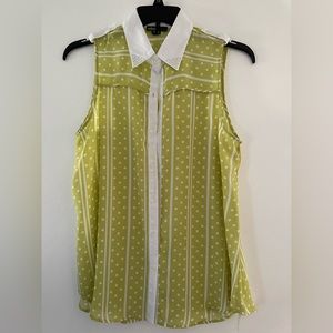 Beautiful ladies, sleeveless blouse